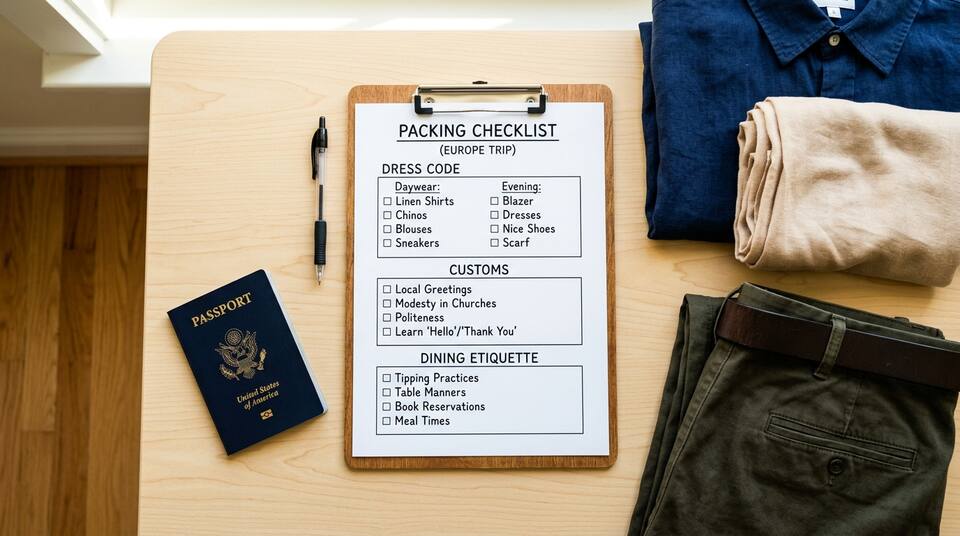 Etiquette Packing Guide